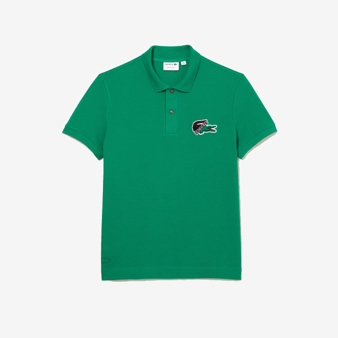 mdl vert V6HV846 Hommes Lacoste polo piqué de coton bio
