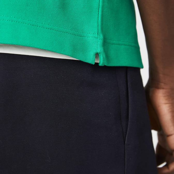 mdl vert V6HV907 Hommes Lacoste polo piqué de coton stretch smart paris