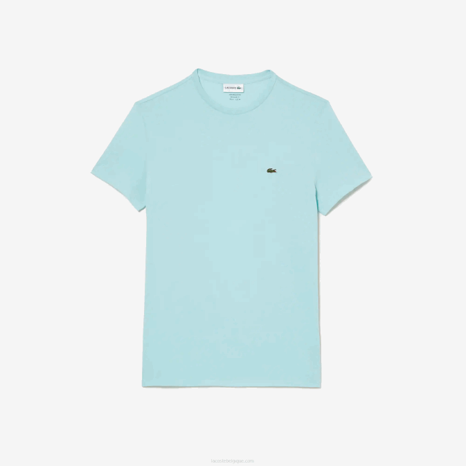 menthe lgf V6HV112 Hommes Lacoste t-shirt en jersey de coton pima à col rond