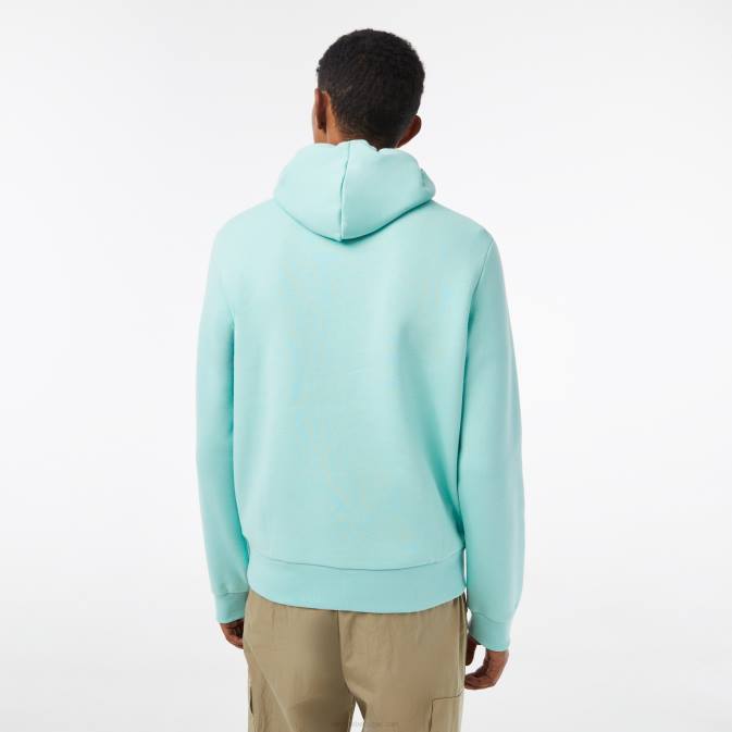 menthe lgf V6HV294 Hommes Lacoste sweat à capuche coton bio