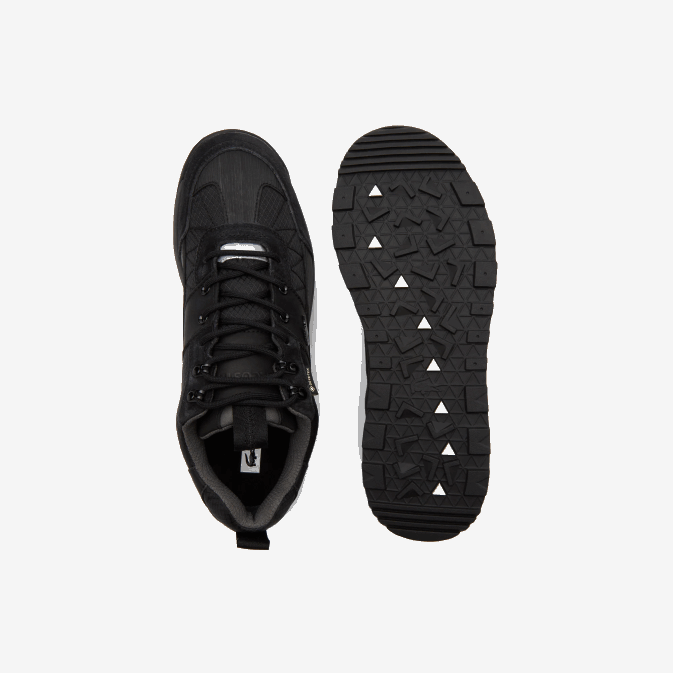 noir 02h V6HV1864 Hommes Lacoste baskets en textile et cuir urban breaker lo gtx