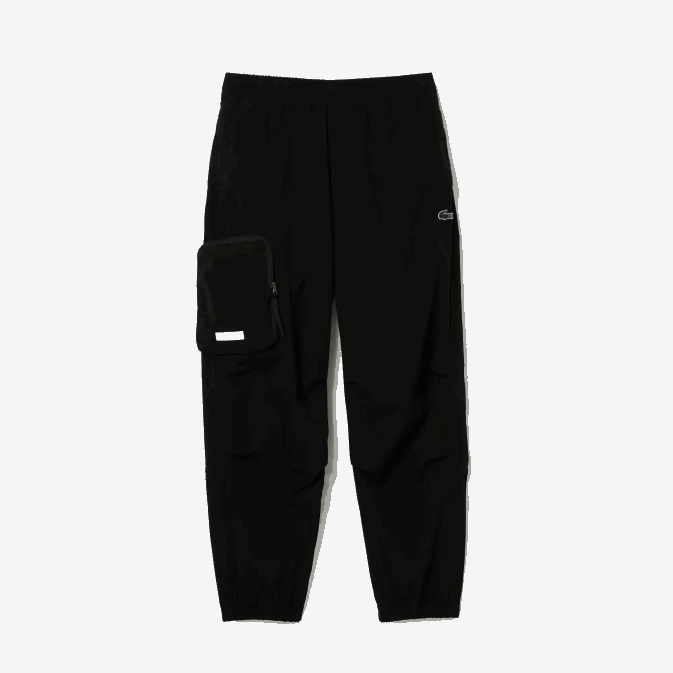 noir 031 V6HV1003 Hommes Lacoste pantalon de survêtement oversize à logo contrastant