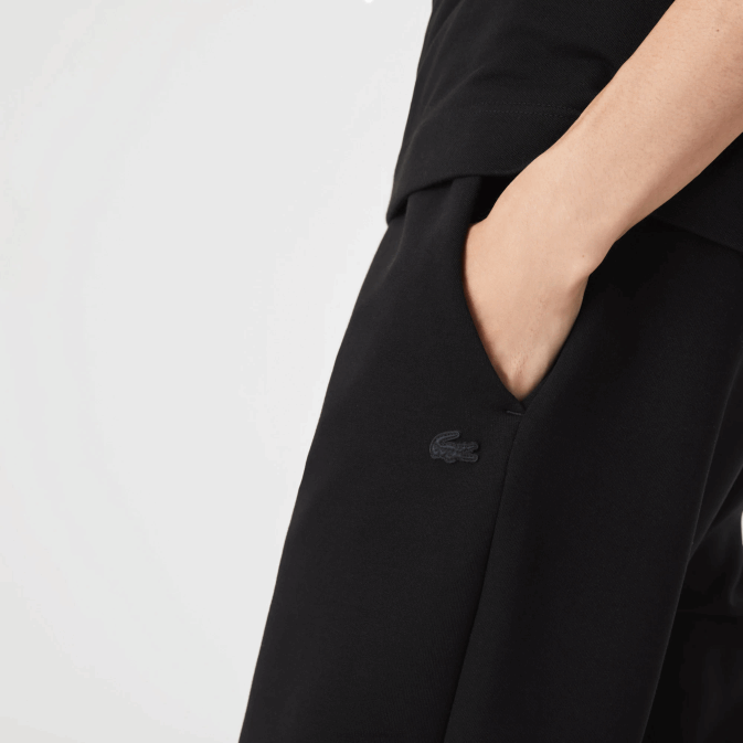 noir 031 V6HV1004 Hommes Lacoste pantalon de survêtement coupe slim en coton mélangé chiné