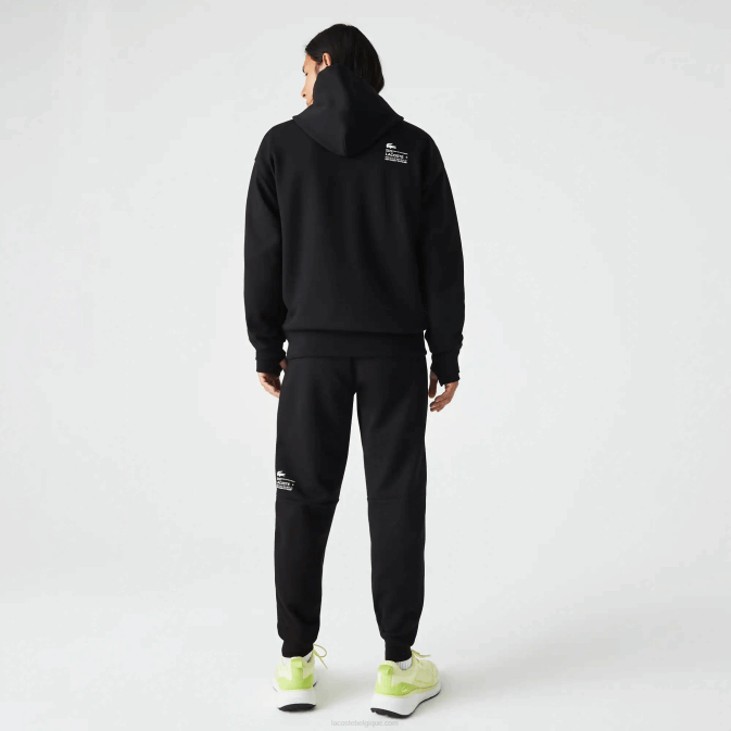 noir 031 V6HV1043 Hommes Lacoste pantalon de survêtement à imprimé réfléchissant