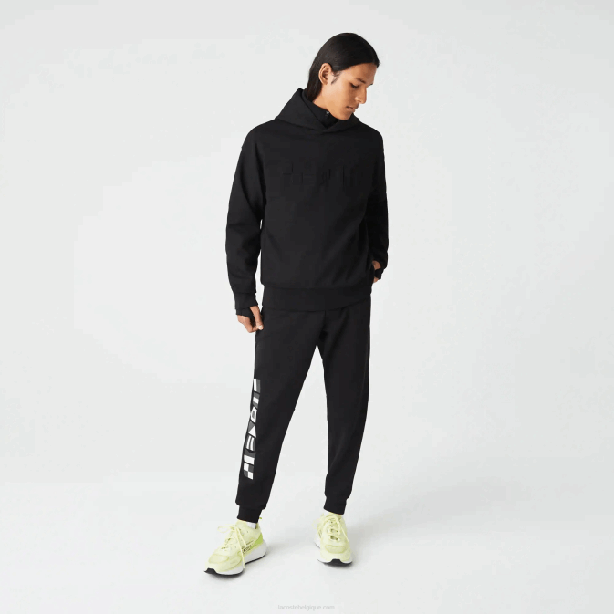noir 031 V6HV1043 Hommes Lacoste pantalon de survêtement à imprimé réfléchissant