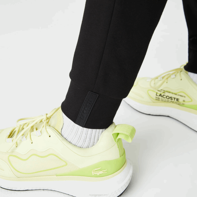 noir 031 V6HV1043 Hommes Lacoste pantalon de survêtement à imprimé réfléchissant