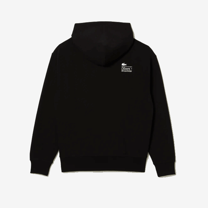 noir 031 V6HV1053 Hommes Lacoste sweat à capuche coupe ample