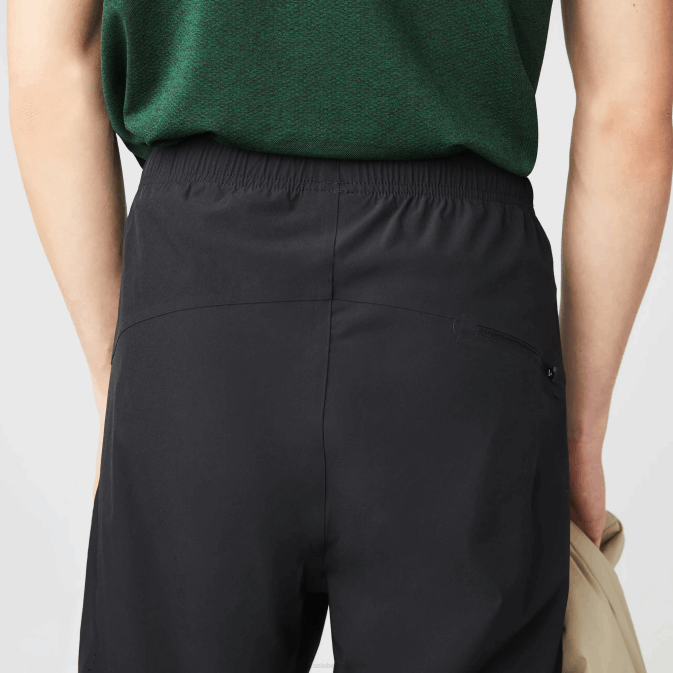 noir 031 V6HV1131 Hommes Lacoste pantalon de survêtement léger