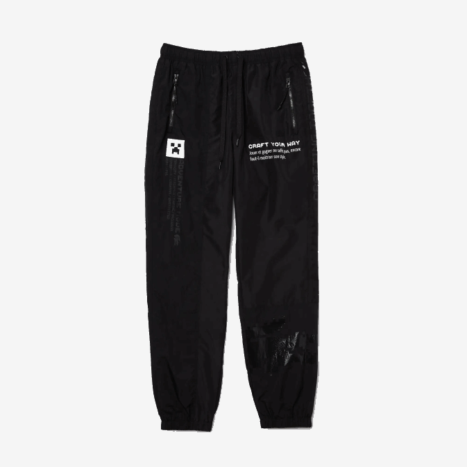 noir 031 V6HV1175 Hommes Lacoste pantalon de survêtement en nylon live x minecraft