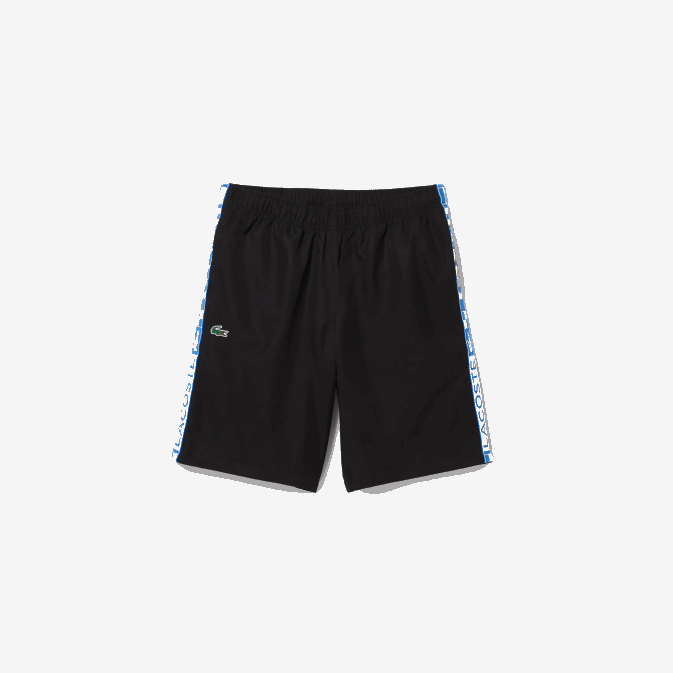 noir 031 V6HV1332 Hommes Lacoste short de tennis sport en taffetas