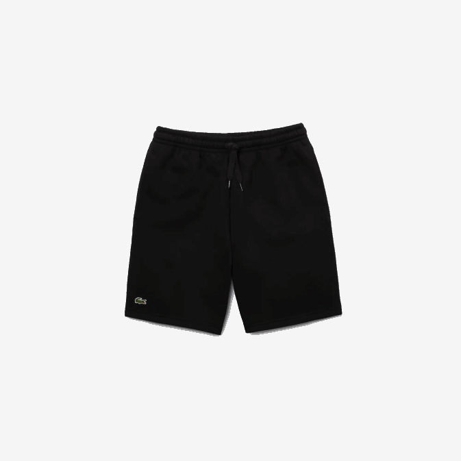 noir 031 V6HV1337 Hommes Lacoste short de tennis en polaire sport