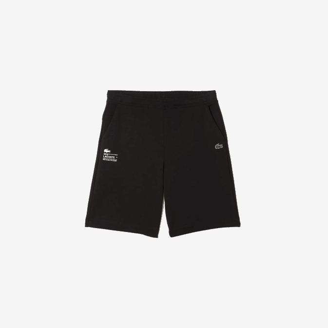 noir 031 V6HV1354 Hommes Lacoste short à imprimé réfléchissant
