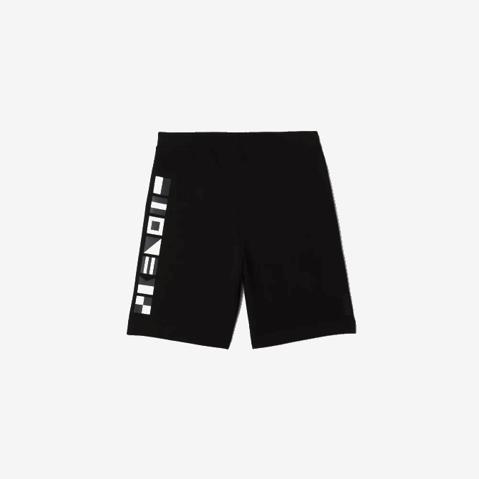 noir 031 V6HV1354 Hommes Lacoste short à imprimé réfléchissant