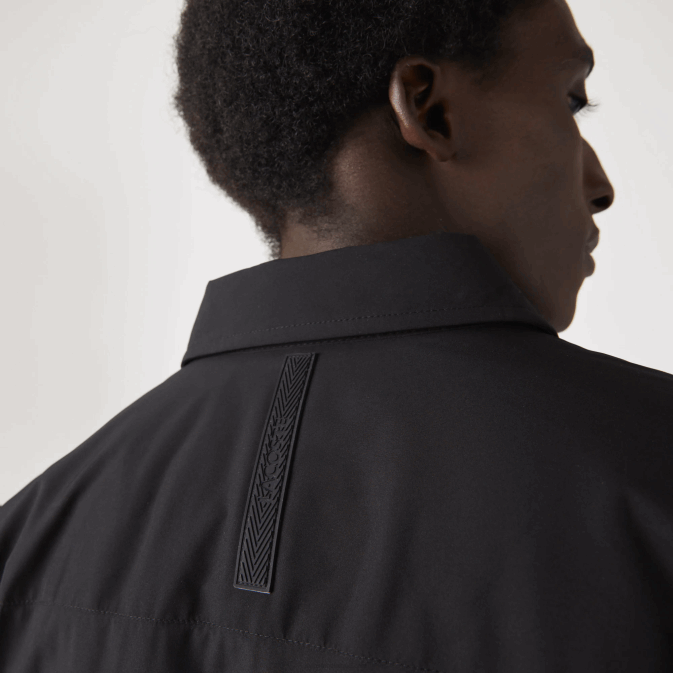 noir 031 V6HV1569 Hommes Lacoste surchemise imperméable