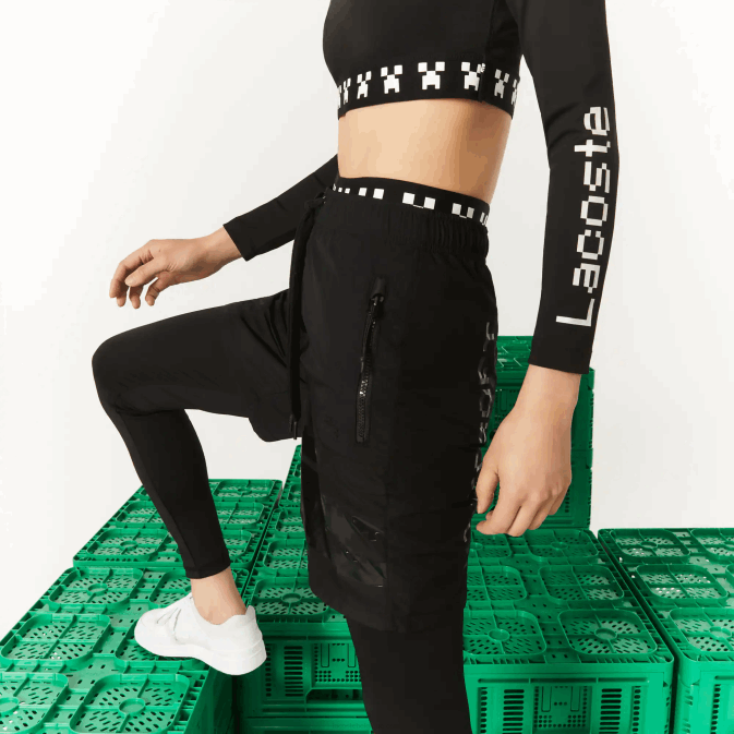 noir 031 V6HV1634 Hommes Lacoste bermuda en nylon live x minecraft