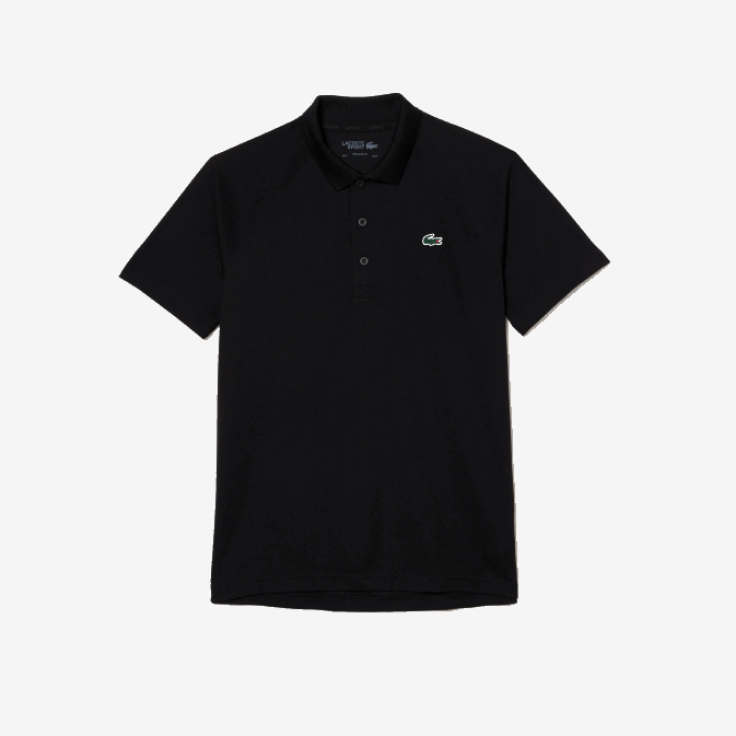 noir 031 V6HV165 Hommes Lacoste polo sport interlock respirant et résistant à l\abrasion