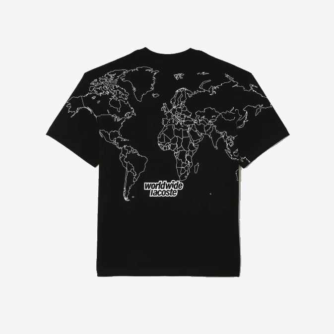 noir 031 V6HV223 Hommes Lacoste t-shirt ample en jersey de coton bio