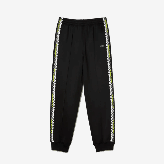 noir 031 V6HV2406 femmes Lacoste pantalon de jogging à bande logo