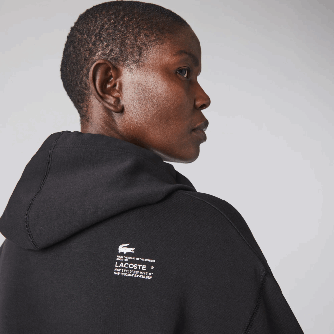 noir 031 V6HV2417 femmes Lacoste sweat à capuche