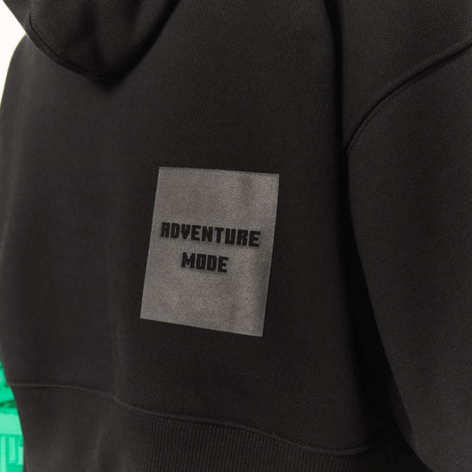 noir 031 V6HV2585 femmessweat à capuche oversize en molleton lacoste x minecraft