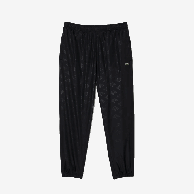noir 031 V6HV318 Hommes Lacoste pantalon de jogging à motif monogrammé