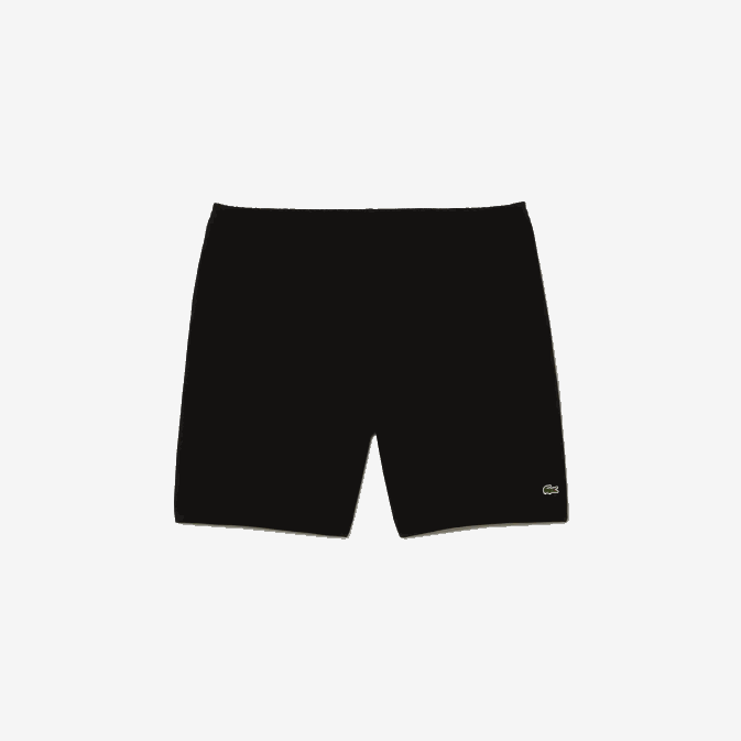 noir 031 V6HV463 Hommes Lacoste short molleton gratté coton bio - grande taille - grand