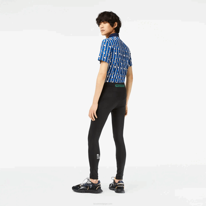 noir 031 V6HV509 Hommes Lacoste legging sport en polyester recyclé