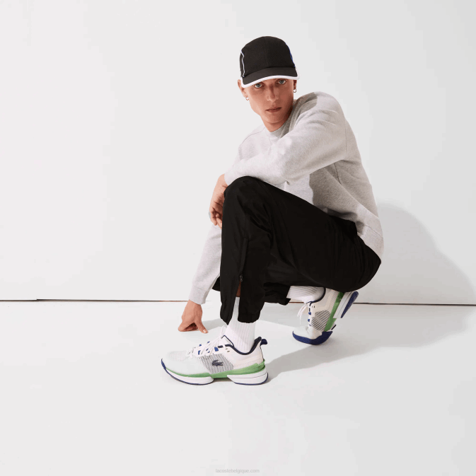 noir 031 V6HV550 Hommes Lacoste pantalon de survêtement sport en tissu léger