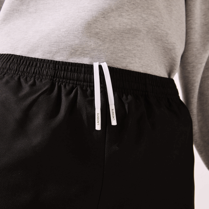 noir 031 V6HV550 Hommes Lacoste pantalon de survêtement sport en tissu léger