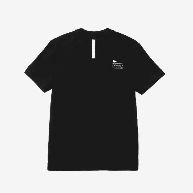 noir 031 V6HV560 Hommes Lacoste t-shirt regular fit en piqué à logo