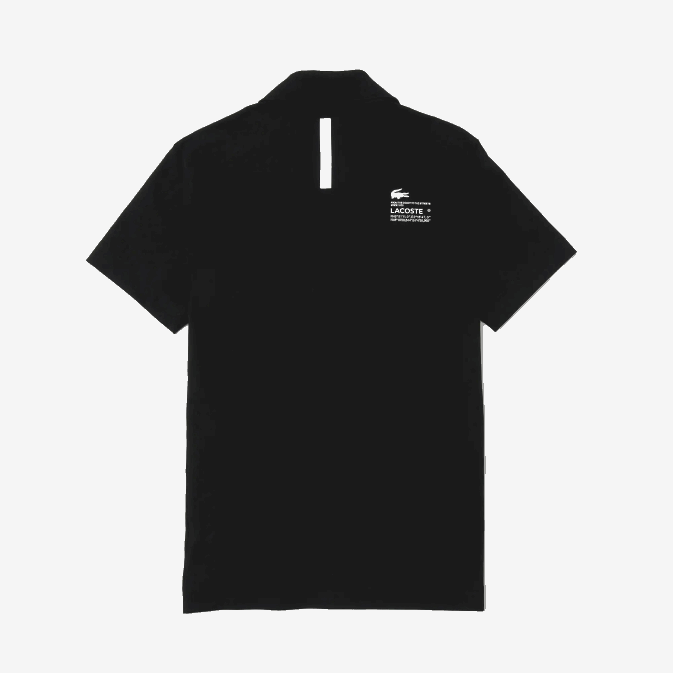 noir 031 V6HV626 Hommes Lacoste polo regular fit en piqué à logo