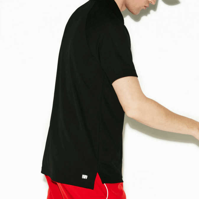 noir 031 V6HV886 Hommes Lacoste polo sport piqué anti-uv respirant