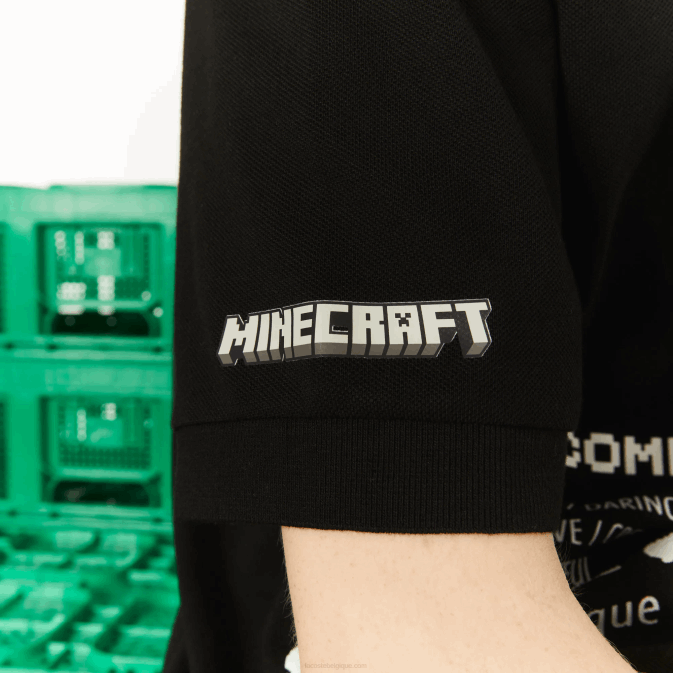 noir 031 V6HV938 Hommes Lacoste polo en coton biologique coupe ample live x minecraft