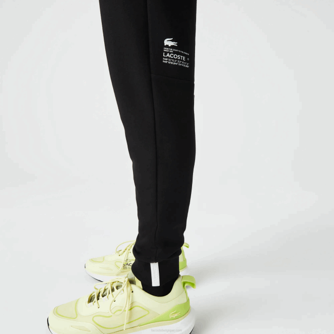 noir 031 V6HV973 Hommes Lacoste pantalon de survêtement slim à logo