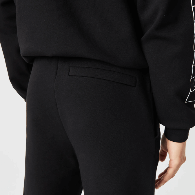 noir 031 V6HV973 Hommes Lacoste pantalon de survêtement slim à logo