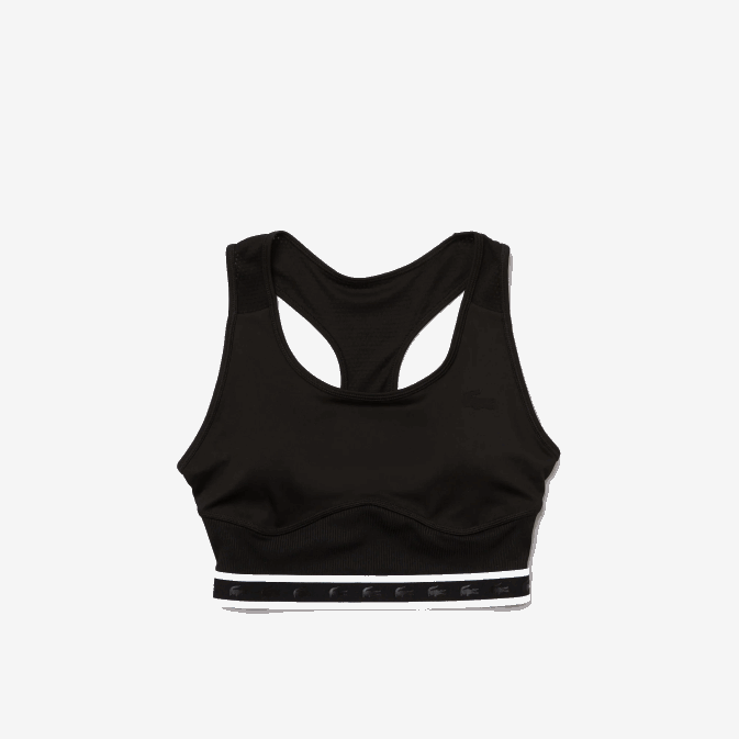 noir 8vm V6HV2583 femmes Lacoste brassière de sport dos nageur sport