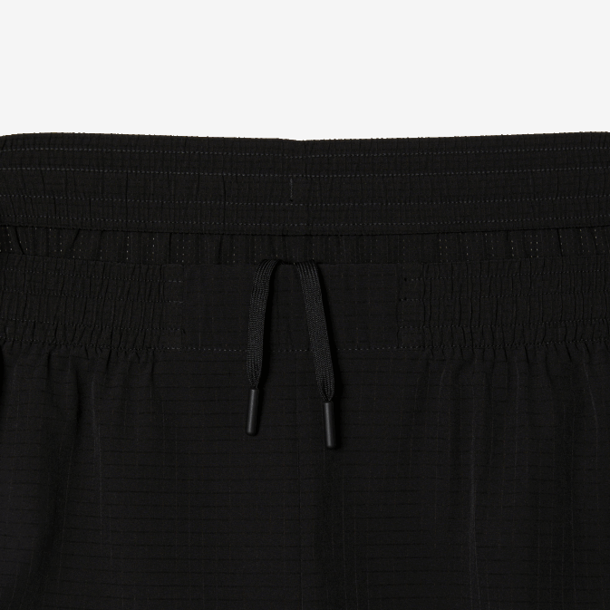 noir 8vm V6HV458 Hommes Lacoste short en résille stretch à carreaux sport