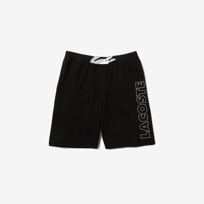 noir blanc 258 V6HV1513 Hommes Lacoste short d\intérieur en molleton de coton de marque