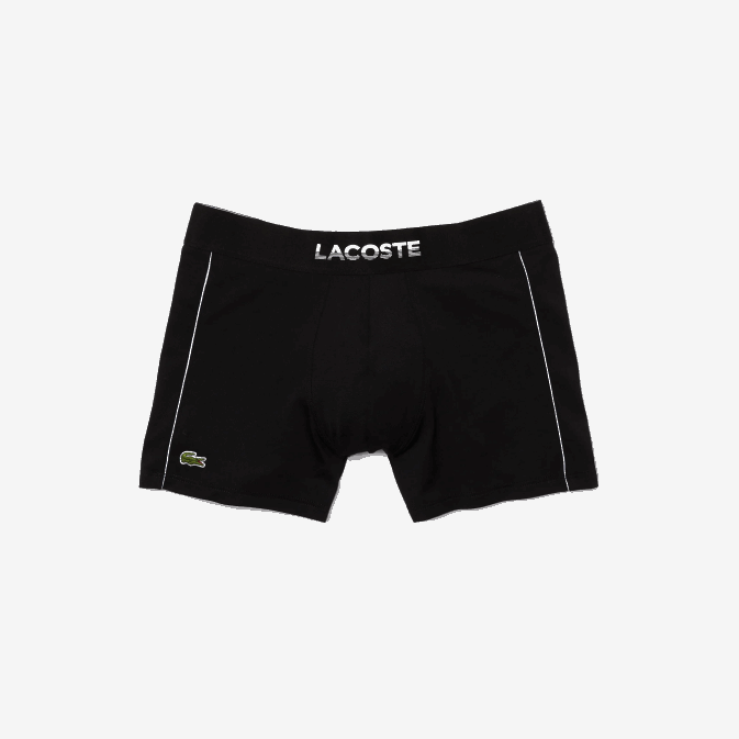 noir blanc 258 V6HV1557 Hommes Lacoste boxer en maille technique respirante