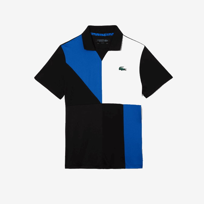noir bleu blanc 7ke V6HV786 Hommes Lacoste polo de tennis piqué ultra sec sport