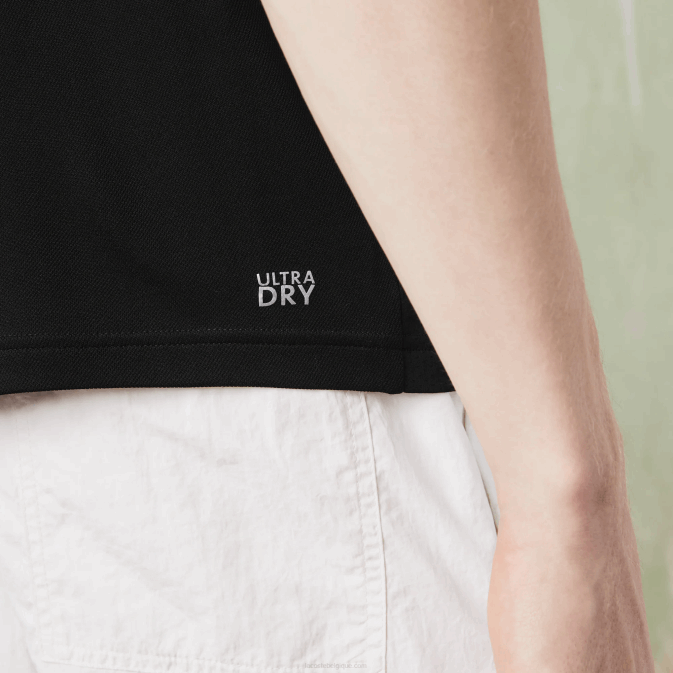 noir bleu blanc 7ke V6HV786 Hommes Lacoste polo de tennis piqué ultra sec sport