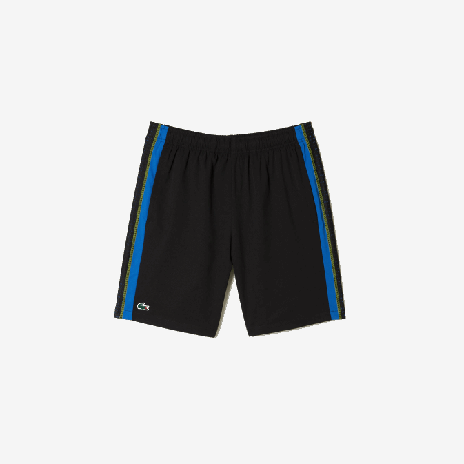noir bleu jaune xis V6HV425 Hommes Lacoste short de tennis en polyester recyclé