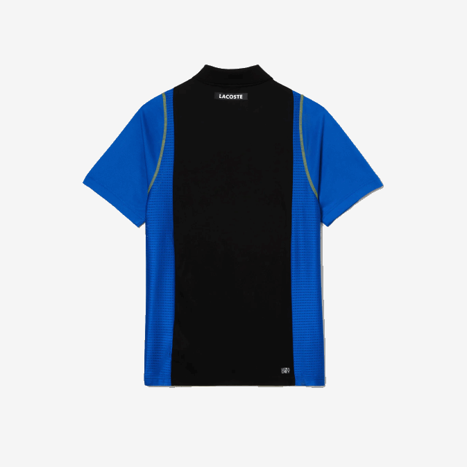 noir bleu jaune xis V6HV85 Hommes Lacoste polo de tennis en polyester recyclé