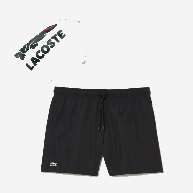 noir bleu marine dy4 V6HV535 Hommes Lacoste short de bain léger à séchage rapide