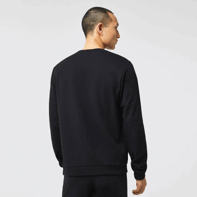 noir c31 V6HV1387 Hommes Lacoste sweat-shirt d\intérieur en molleton de coton