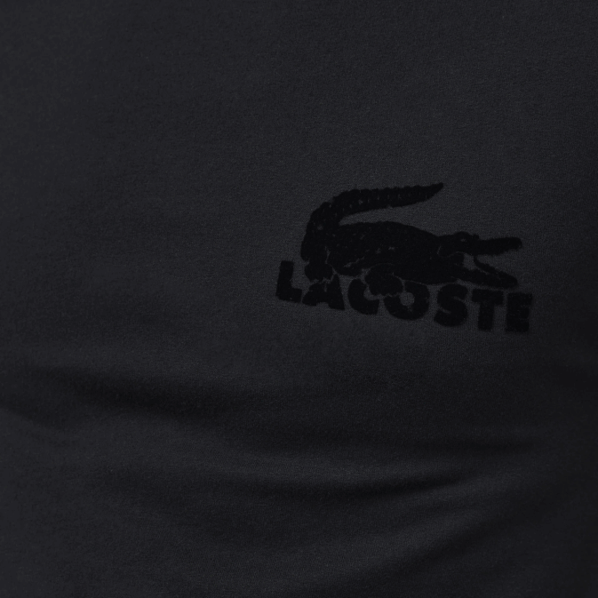 noir c31 V6HV1387 Hommes Lacoste sweat-shirt d\intérieur en molleton de coton