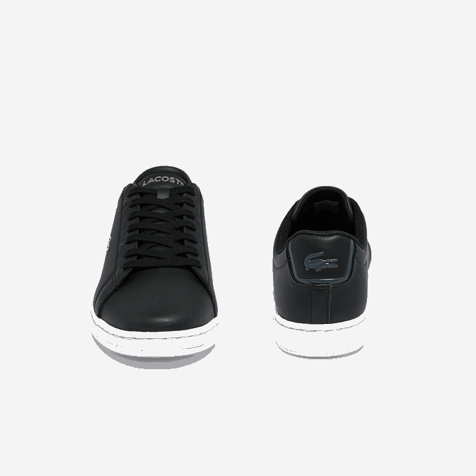 noir et blanc 312 V6HV1816 Hommes Lacoste baskets en cuir carnaby bl
