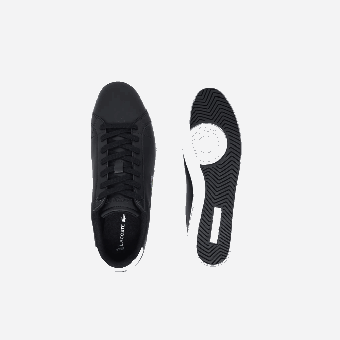 noir et blanc 312 V6HV1909 Hommes Lacoste baskets en cuir graduate pro