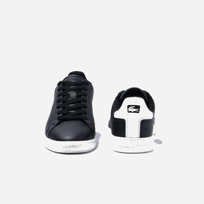 noir et blanc 312 V6HV1909 Hommes Lacoste baskets en cuir graduate pro