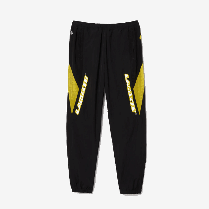 noir jaune n07 V6HV1110 Hommes Lacoste pantalon de survêtement colour-block coupe classique